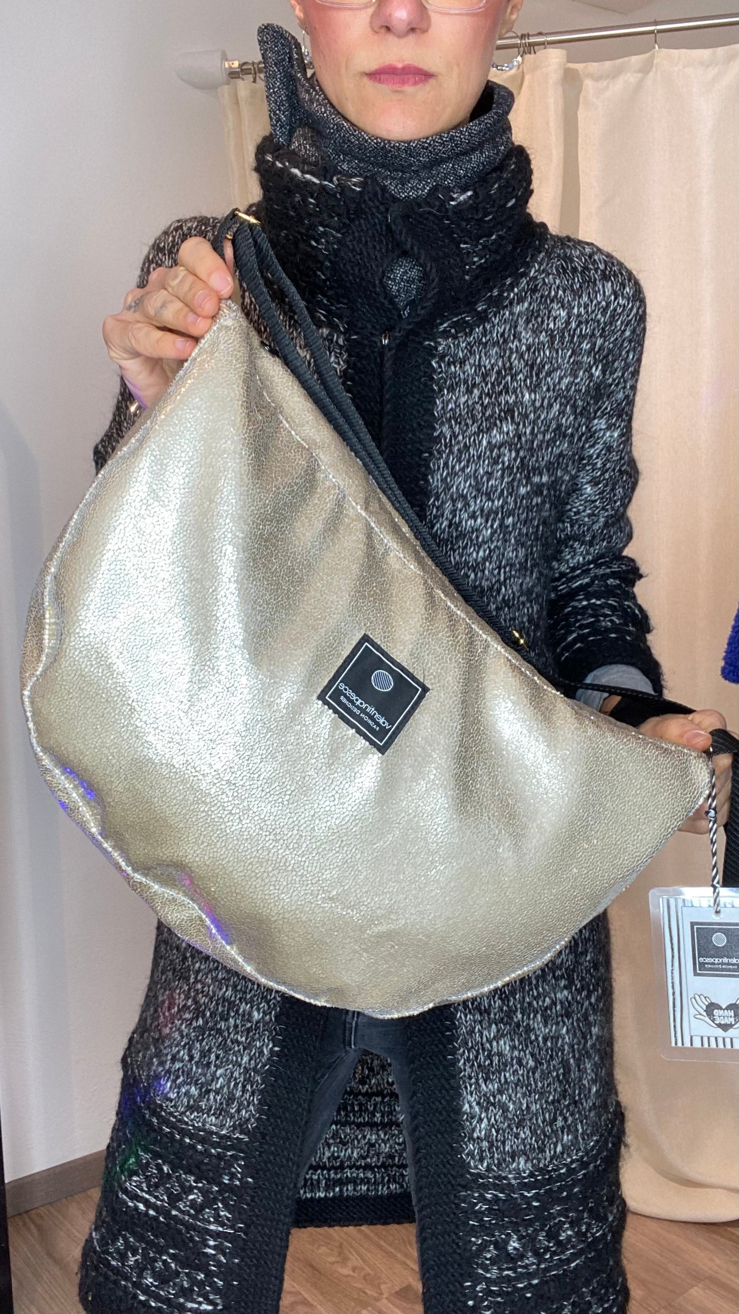 Borsa Gold Luna grande